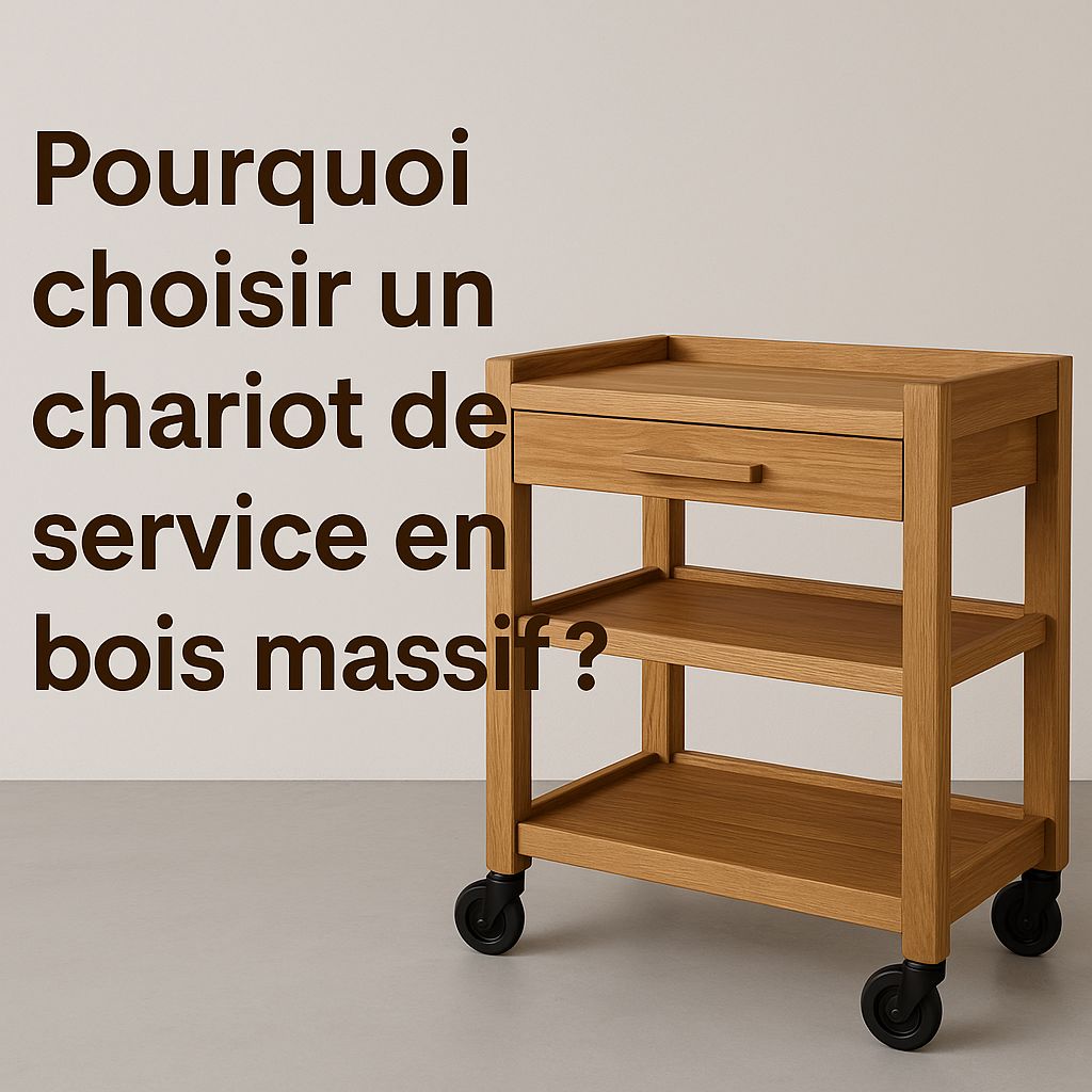 You are currently viewing 🛒 Pourquoi choisir un chariot de service en bois massif ?