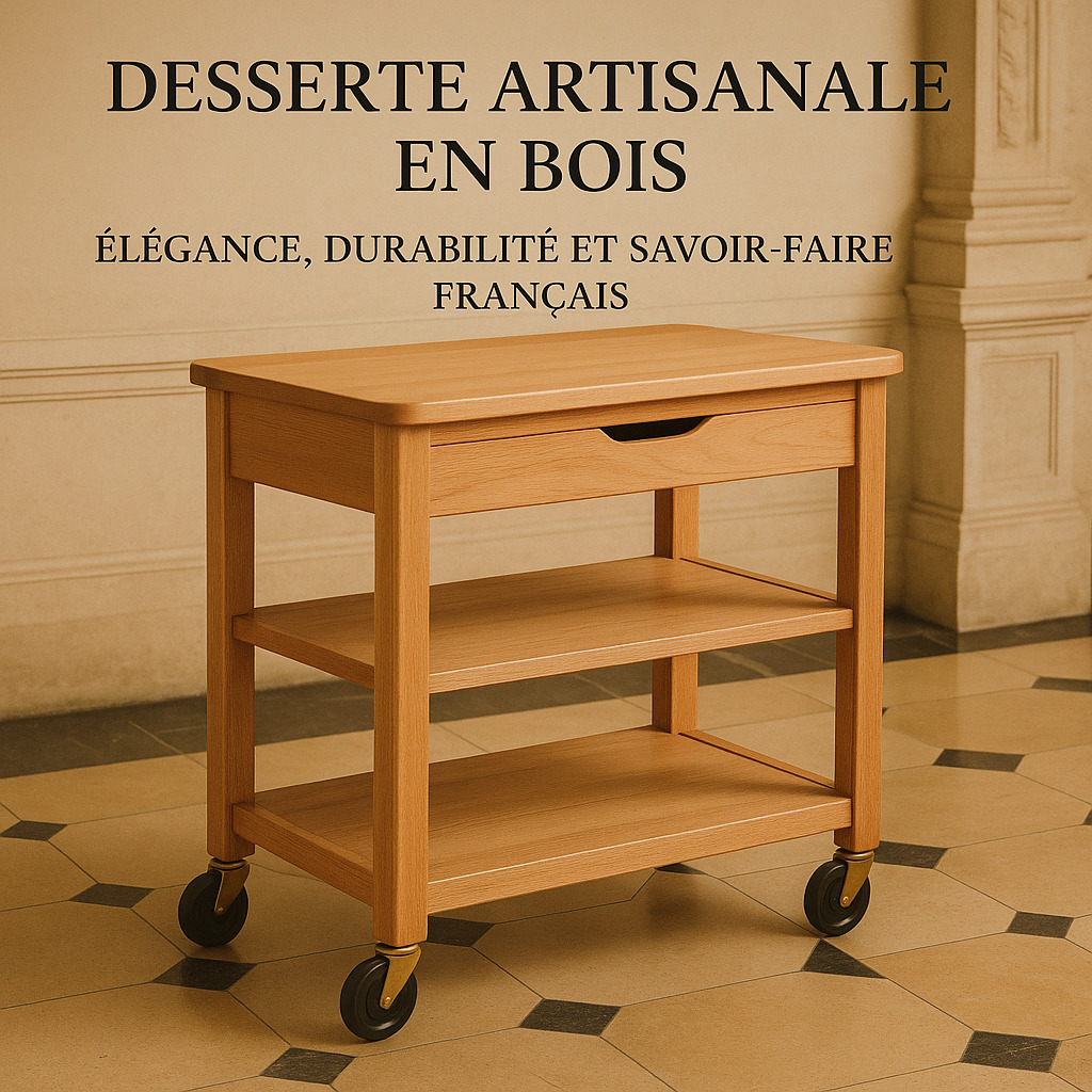 Lire la suite à propos de l’article Desserte artisanale en bois : élégance, durabilité et savoir-faire français