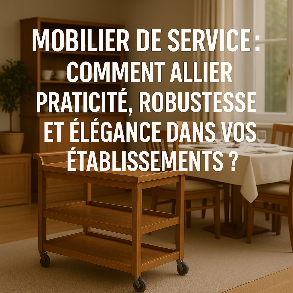 Lire la suite à propos de l’article Mobilier de service : comment allier praticité, robustesse et élégance dans vos établissements ?
