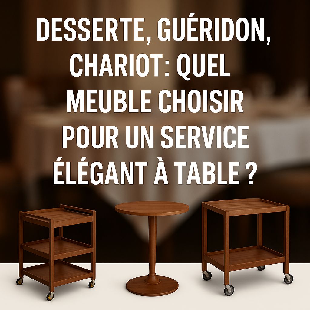 You are currently viewing Desserte, guéridon, chariot : quel meuble choisir pour un service élégant à table ?