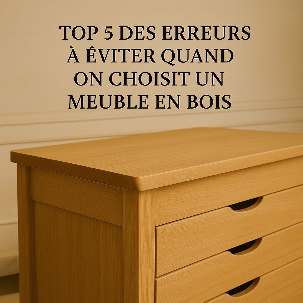 Lire la suite à propos de l’article Top 5 des erreurs à éviter quand on choisit un meuble en bois